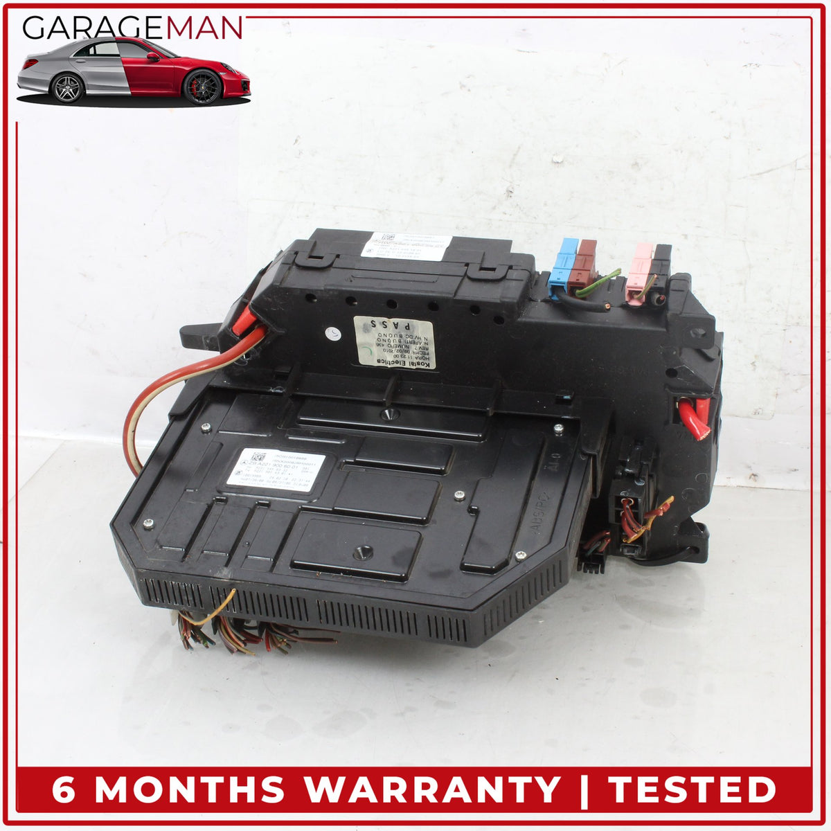 2009-2010 Mercedes W221 S550 S63 AMG Front Under Hood Fuse Box Module 2219005801