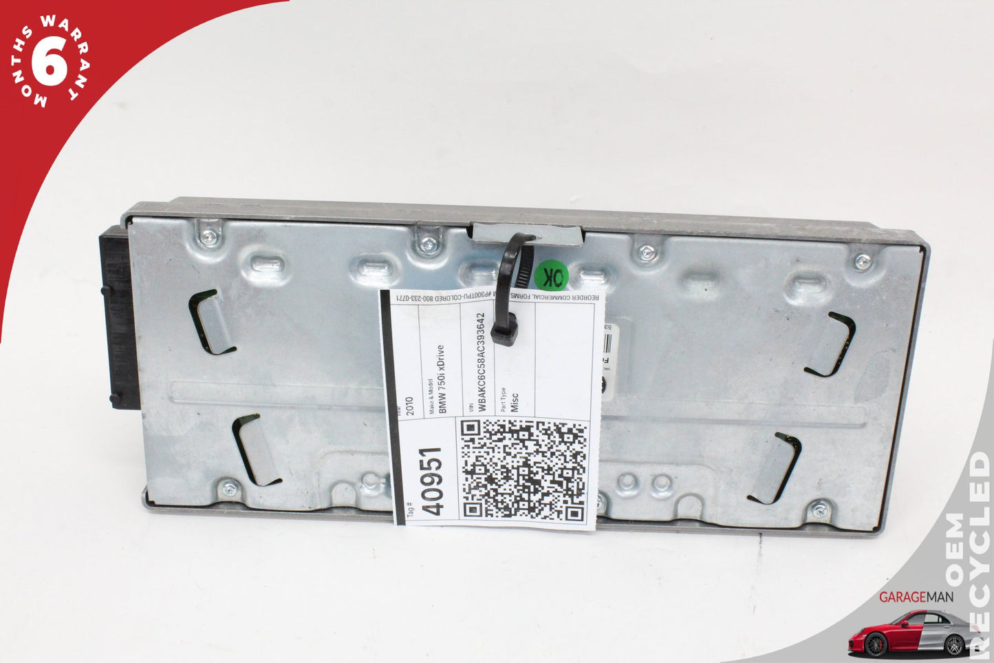 2009-2017 BMW 750i 550i X5 Audio Radio Sound System Amplifier AMP 9317119 OEM