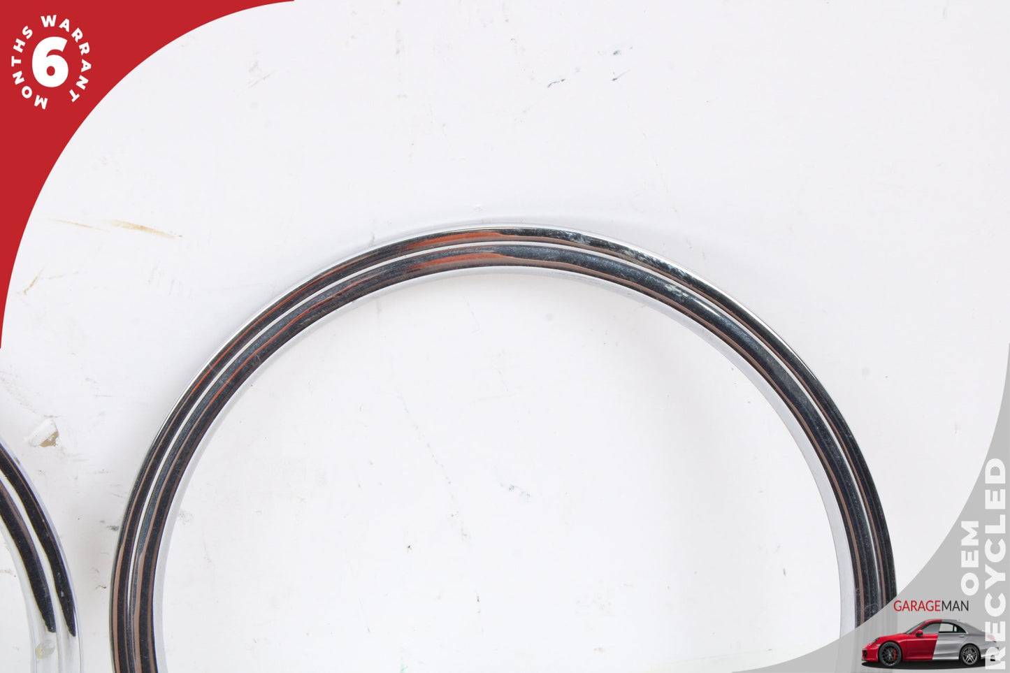2002-2005 Ford Thunderbird Rear Left and Right Roof Porthole Chrome Trim OEM
