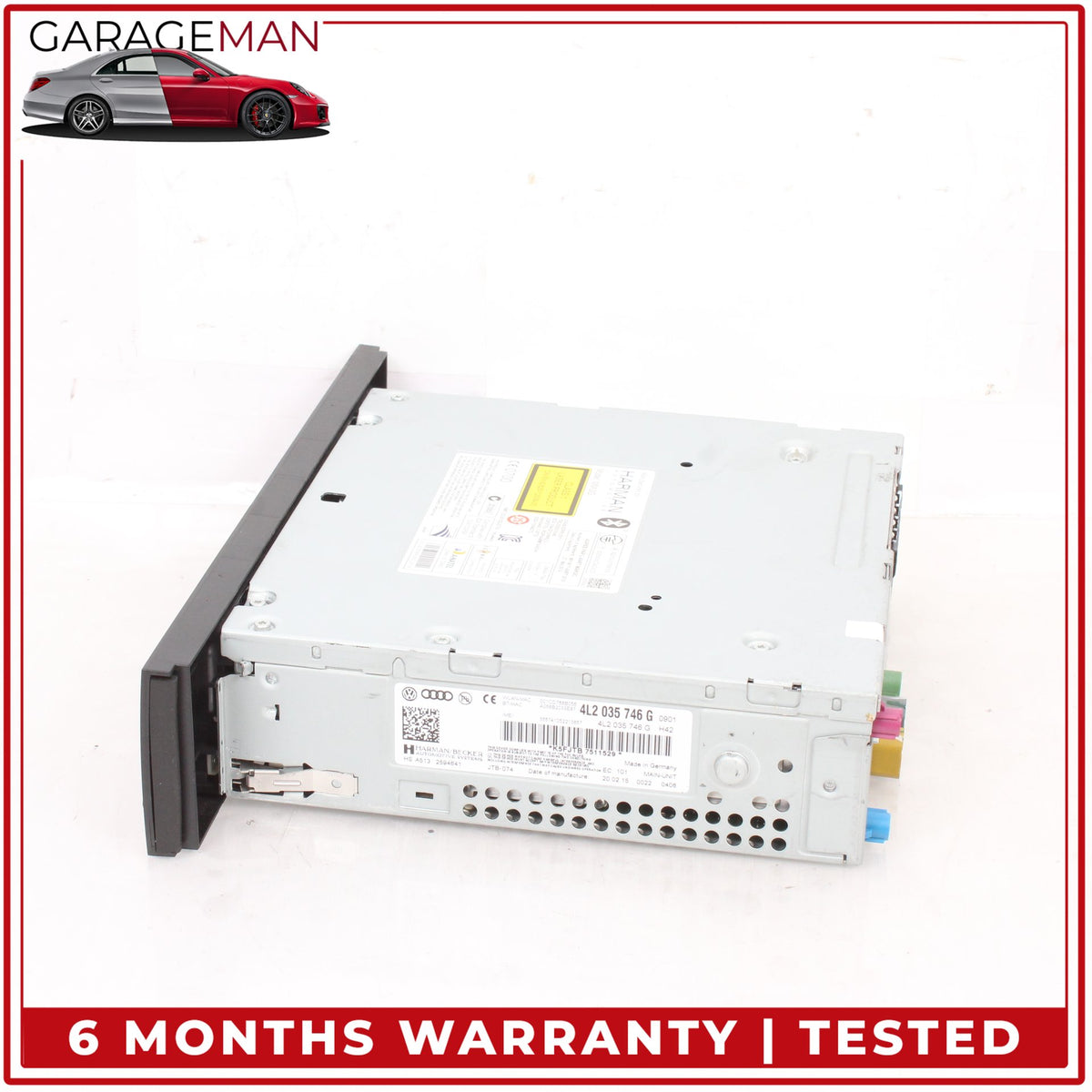 2013-2015 Audi Q7 AM/FM CD Player Audio Radio Receiver Harman Becker OEM