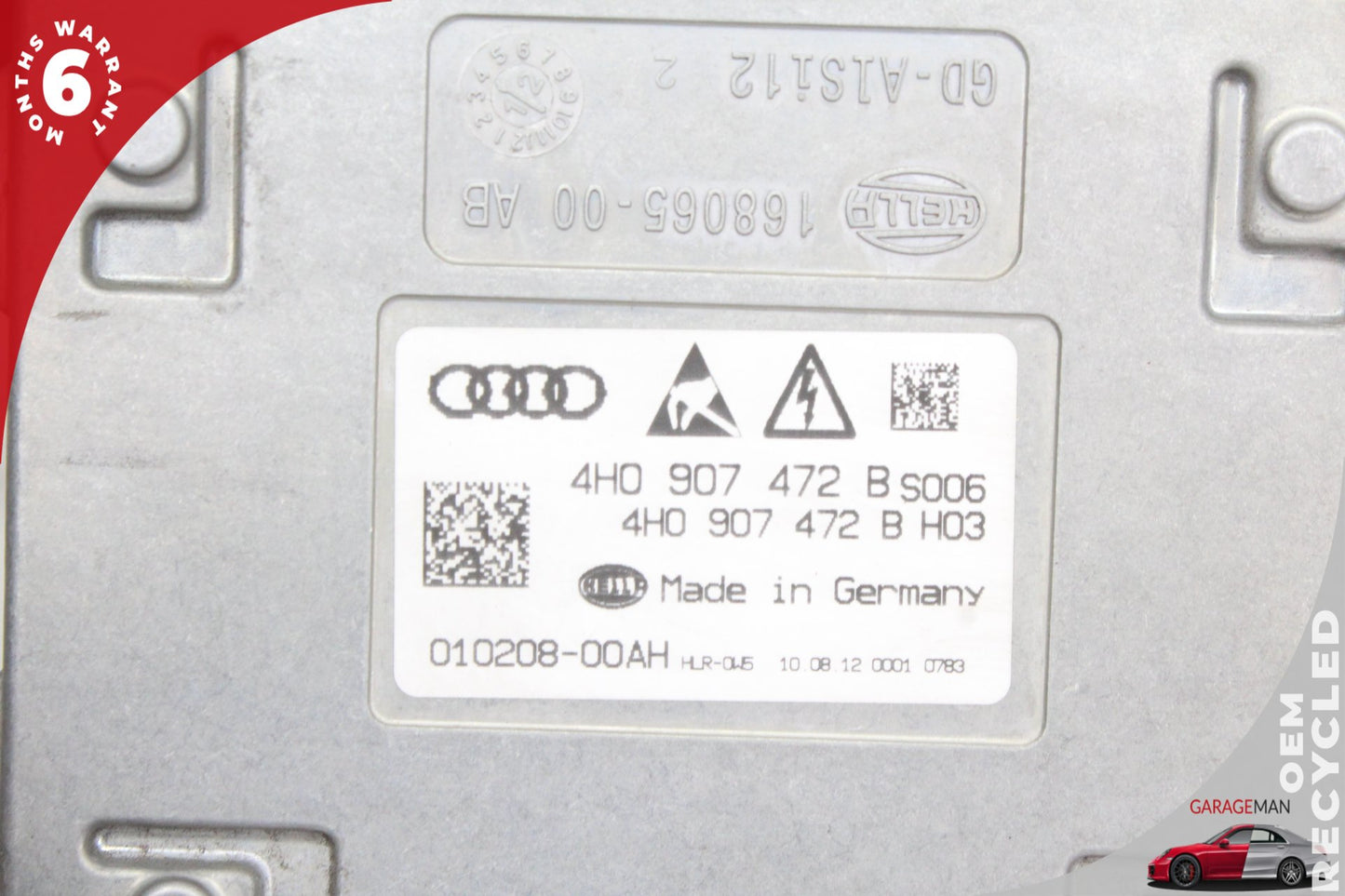 2011-2015 Audi A8 A6 S6 S8 LED Headlight Ballast Control Module 4H0907472B OEM