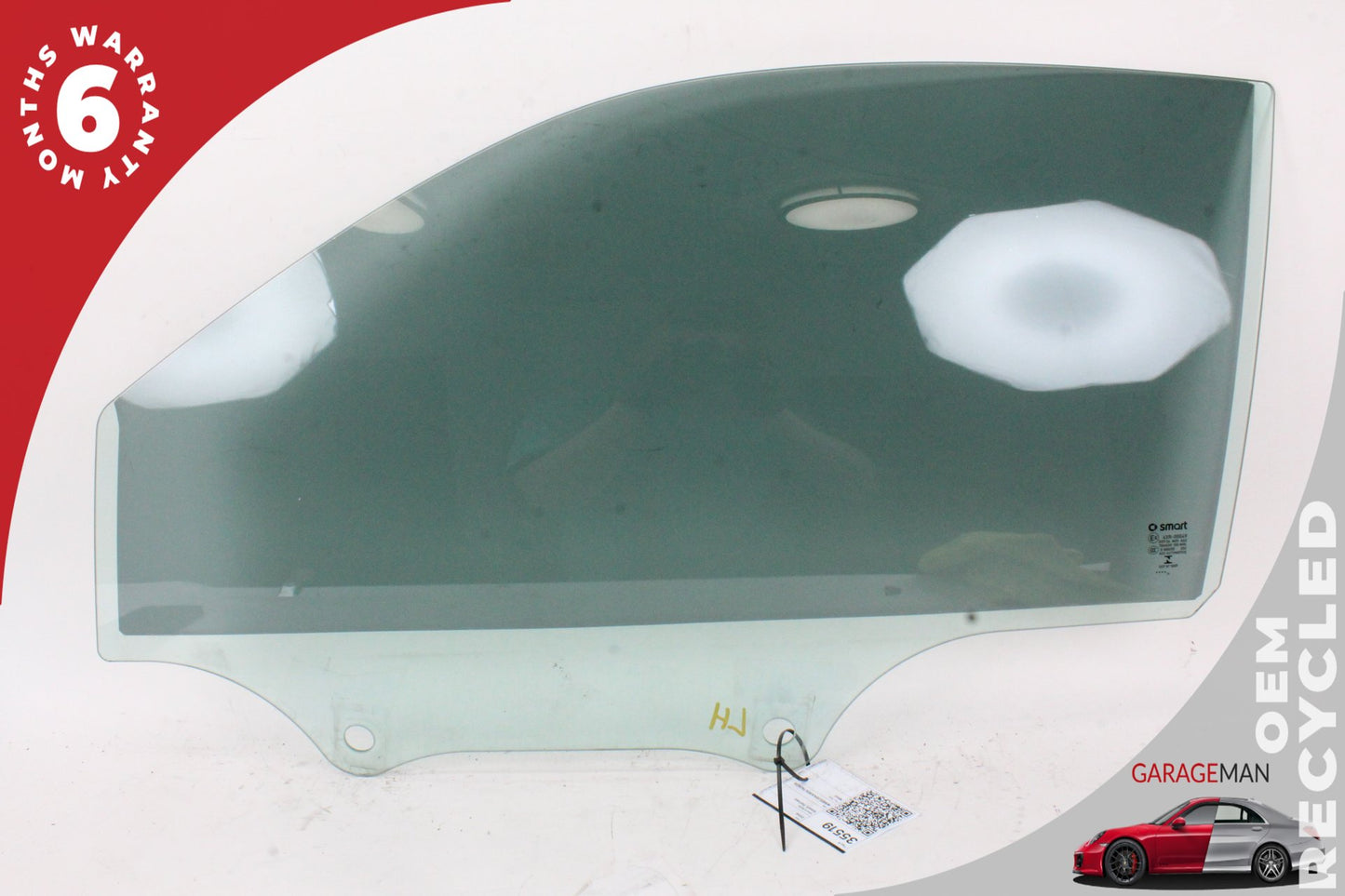 2008-2015 Smart Fortwo 451 Front Left Side Door Window Glass 4517250100 OEM