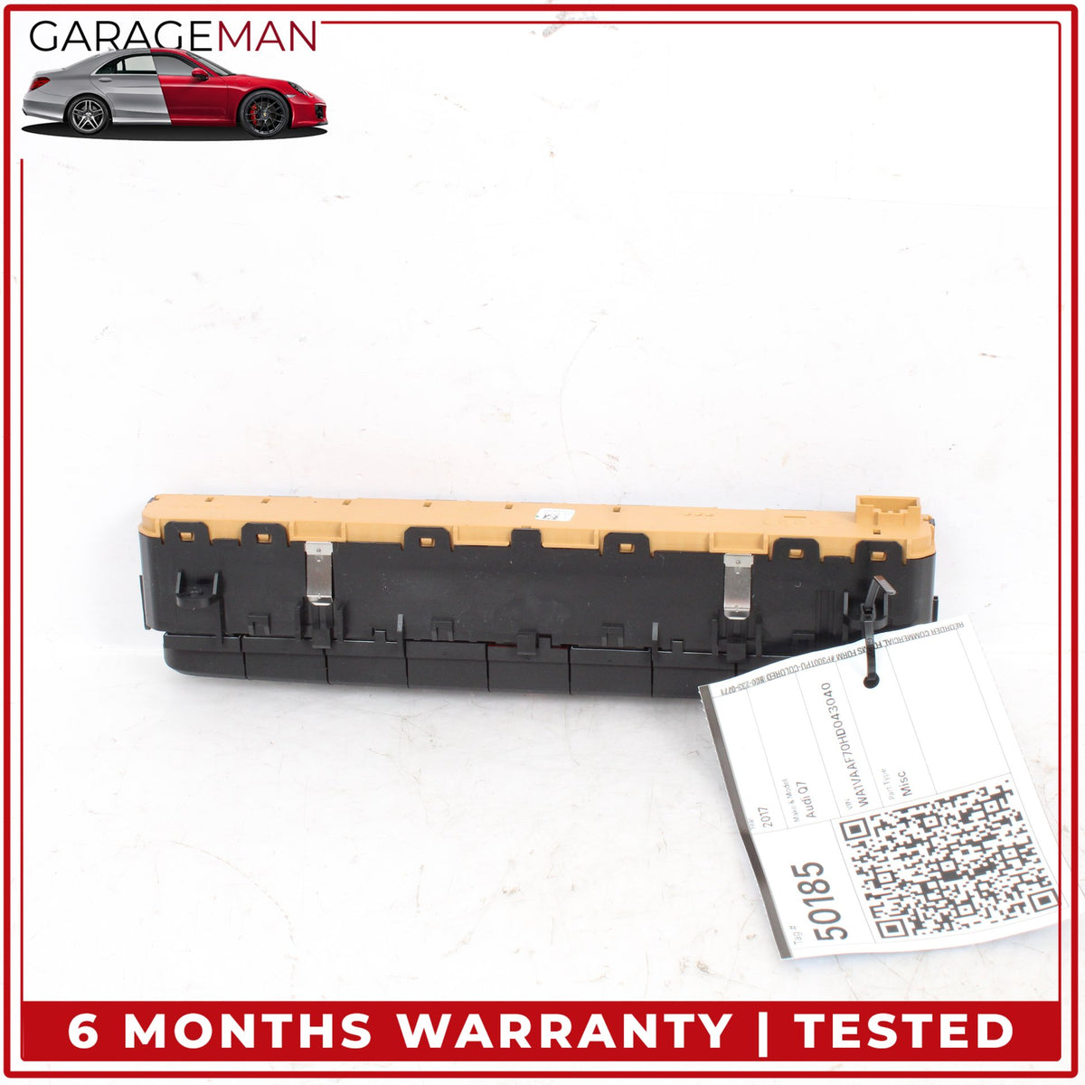 2017-2019 Audi Q7 Hazard Light Traction Control Switch Panel 4M0925301A OEM