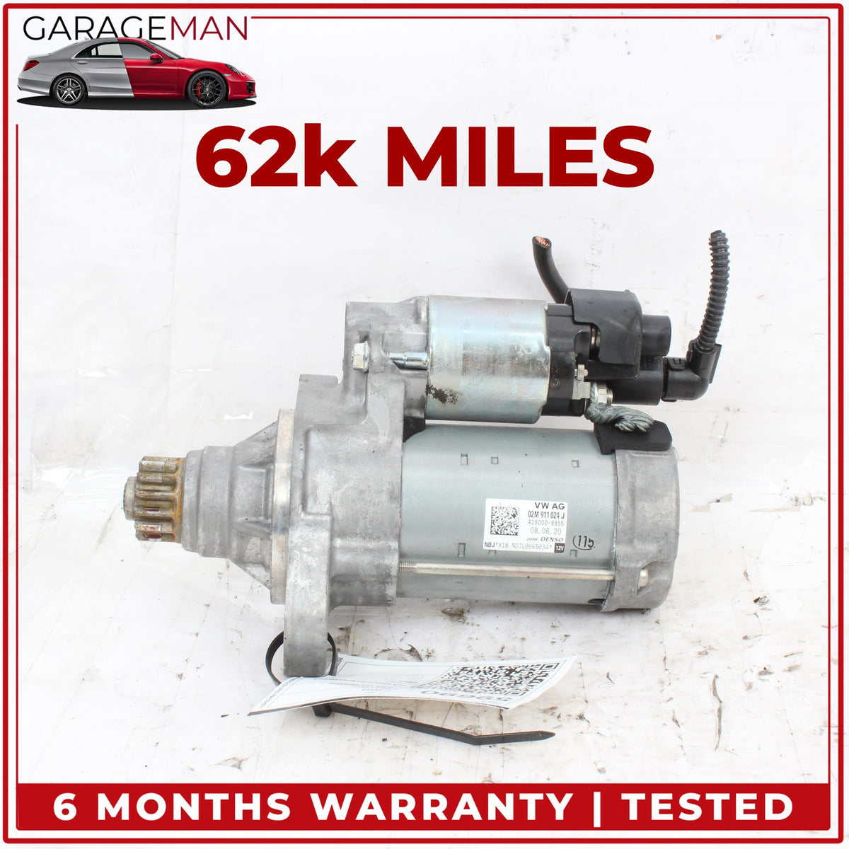 2015-2025 Audi Q3 Quattro Volkswagen Engine Motor Starter 02M911024J OEM