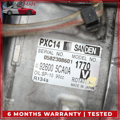 2016-2017 Infiniti Q50 Q60 AC A/C Air Conditioning Compressor 926005CA0A OEM