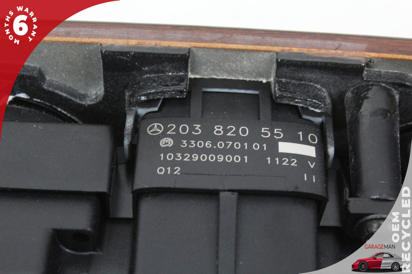 2001-2004 Mercedes W203 C240 Front Hazard Switch Control Panel 2036804639 OEM