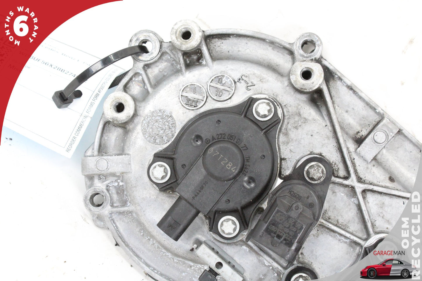 2005-2013 Mercedes W211 E350 Left Side Engine Timing Chain Cover Plate OEM