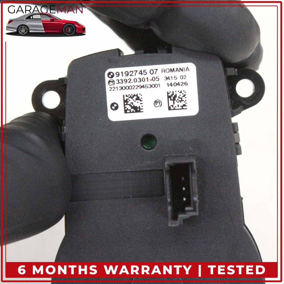 2012-2018 BMW 650i 640i Front Left Side Headlight Control Switch 9192745 OEM