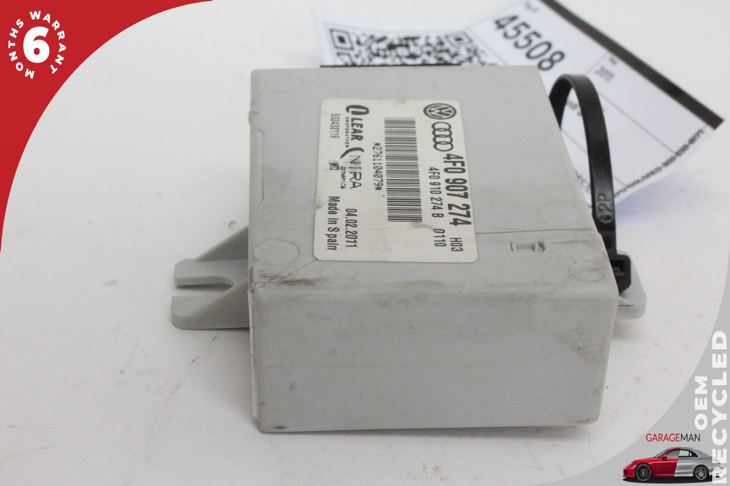 2010-2015 Audi Q7 SUV TPMS Tire Pressure Control Module Unit 4F0907274 OEM