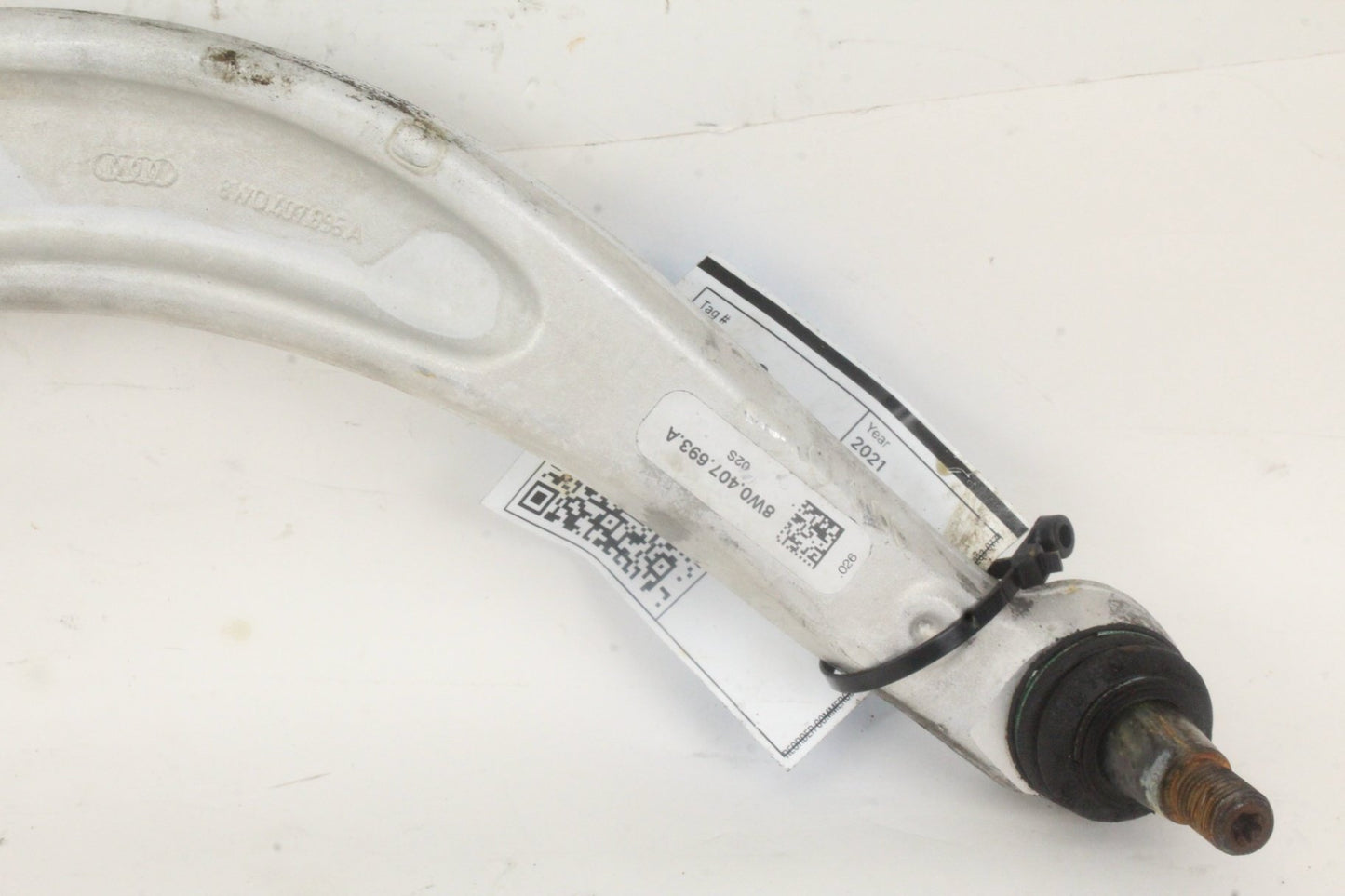 2017-2024 Audi A4 B9 Sedan Front Left Lower Rearward Control Arm 8W0407693A OEM