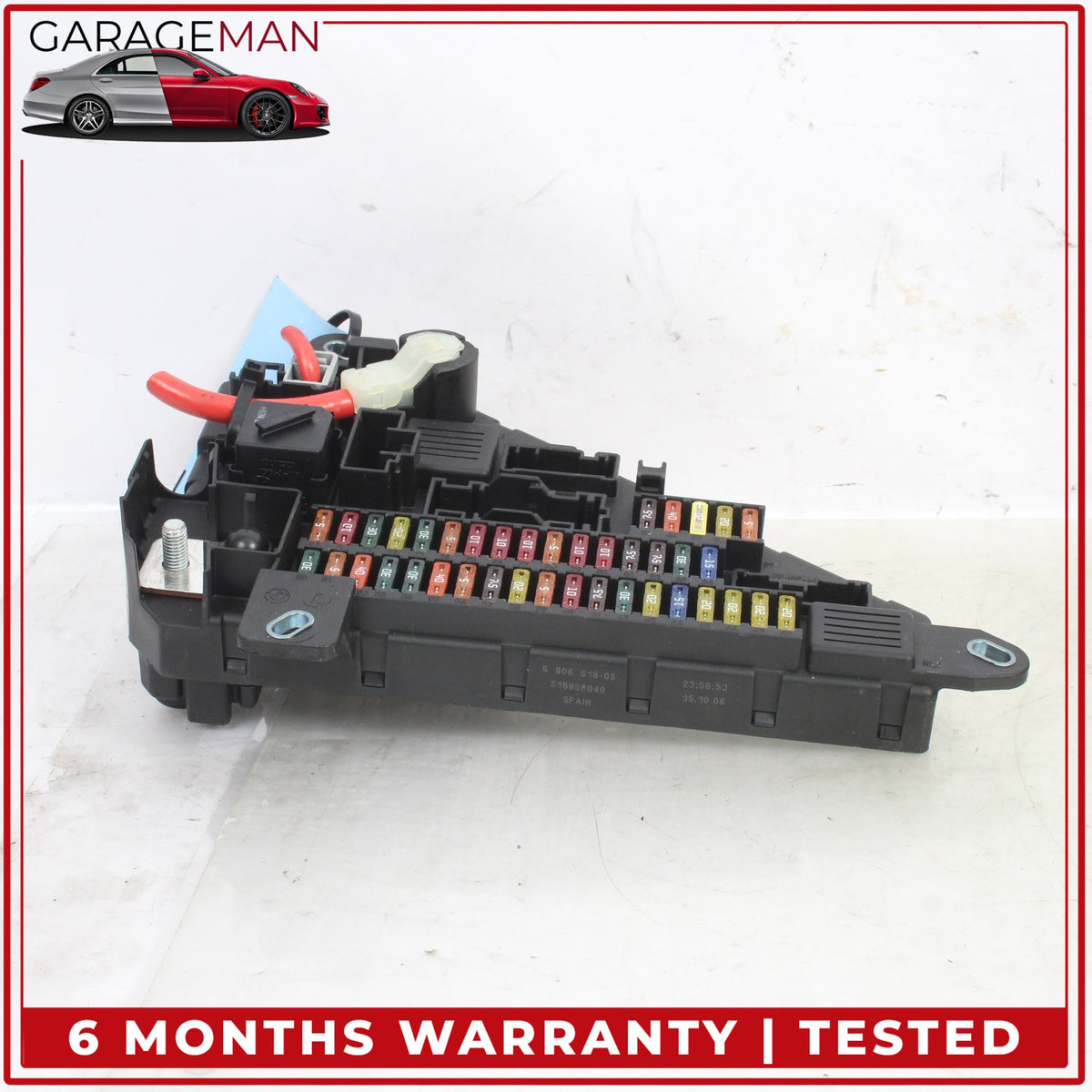 2004-2010 BMW 650i E64 Rear Power Distribution Fuse Relay Box 6906619 OEM