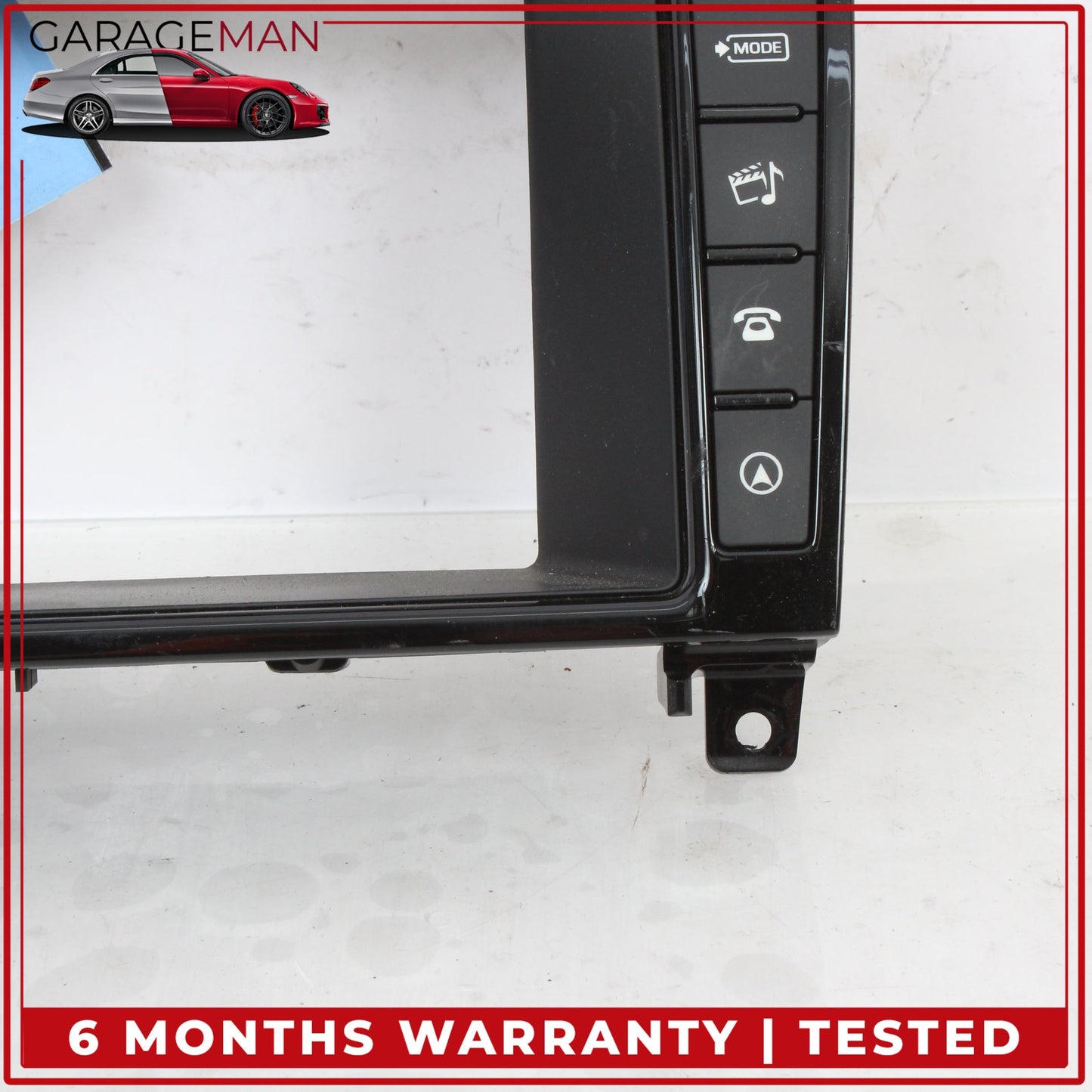 2016-2024 Jaguar F-Type X152 Front Dash Display Screen Trim w/ Switches OEM
