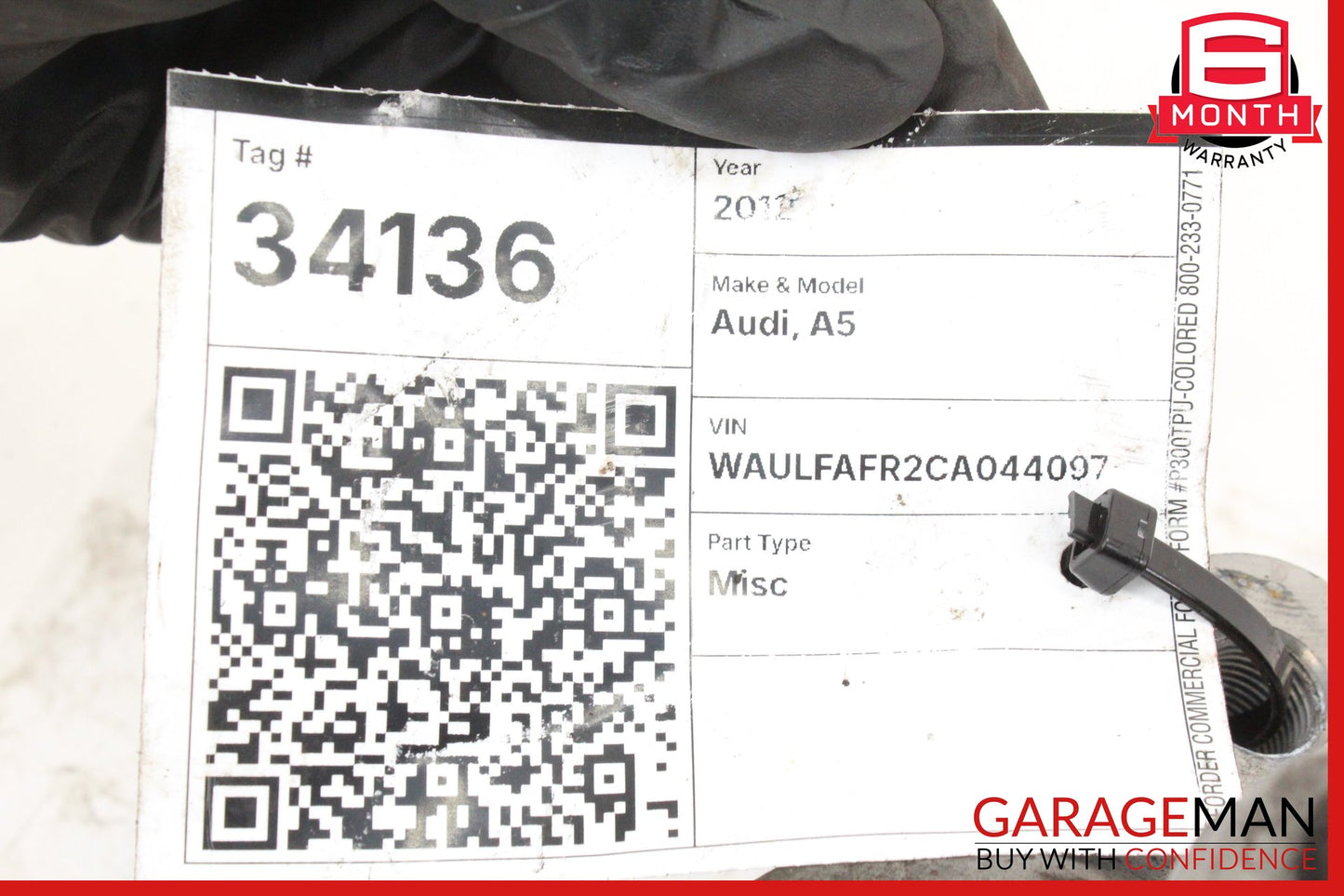 2009-2016 Audi A5 8T Front Left and Right Side Brake Caliper Set 8K0106AJ OEM