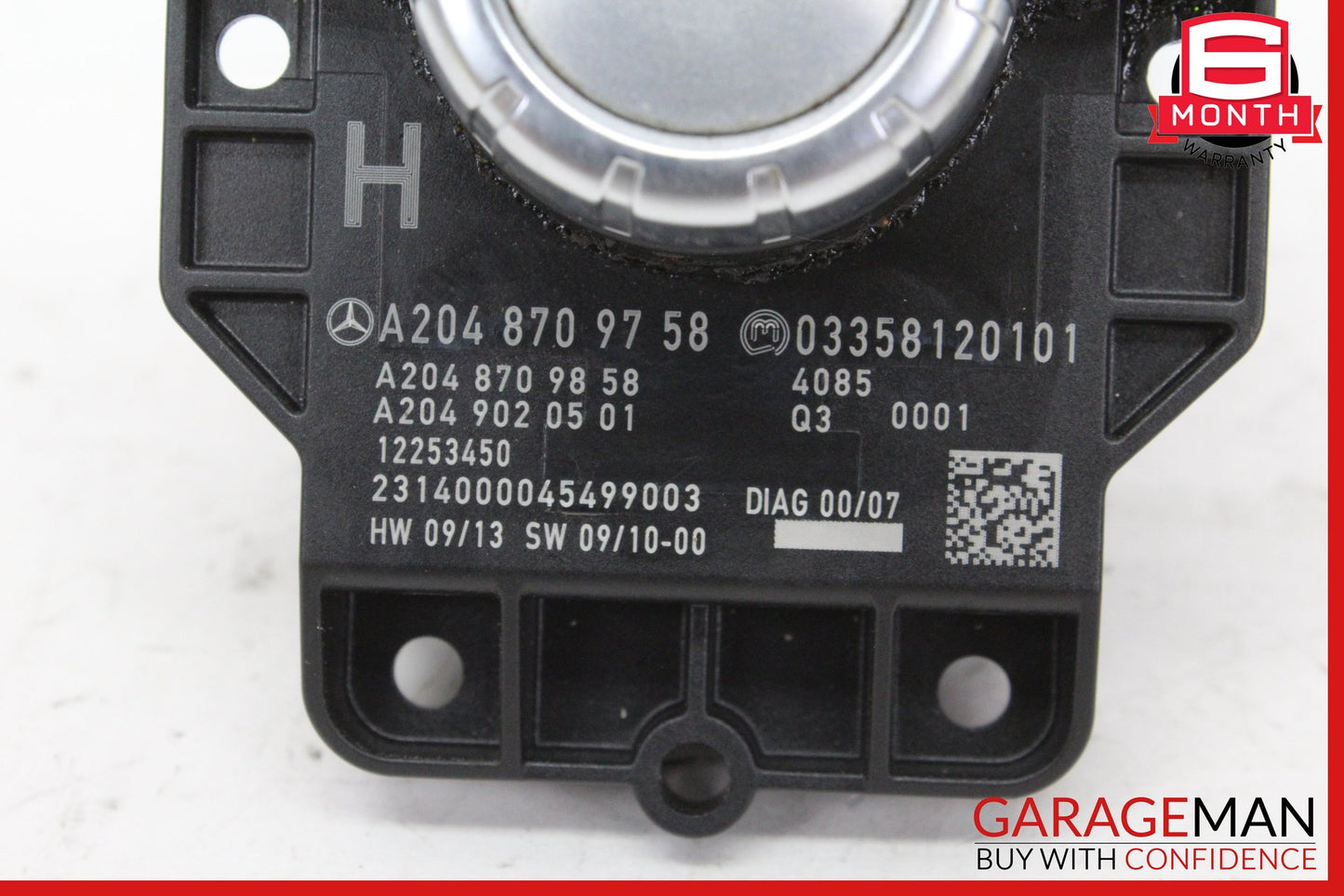 2012-2015 Mercedes W204 C250 Multimedia Control Knob Switch 2048709758 OEM
