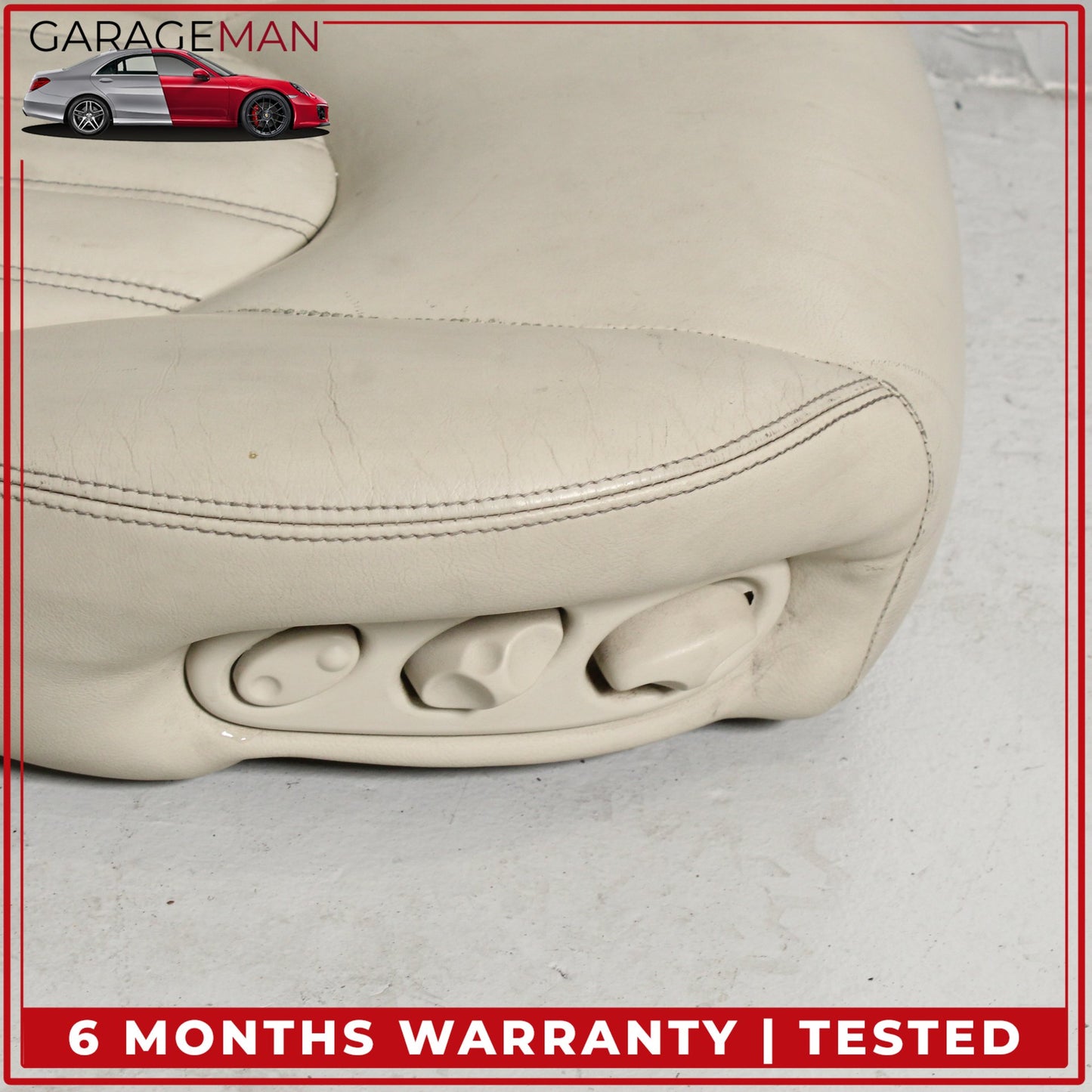 2000-2006 Jaguar XK8 X100 Convertible Front Right Lower Bottom Seat Cushion OEM