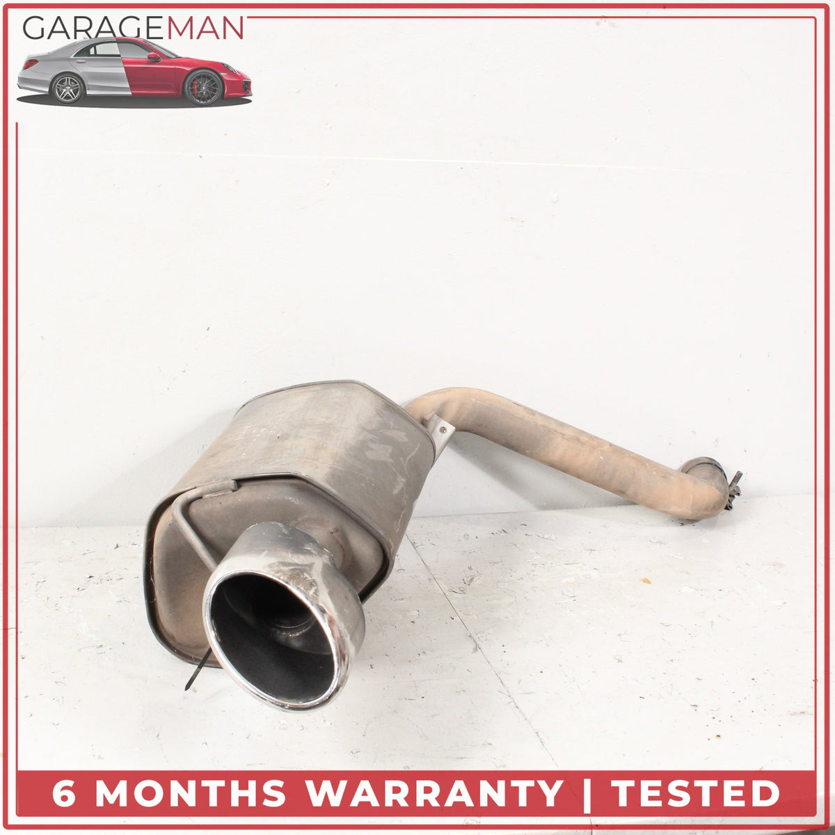 2013-2015 Jaguar XF X250 Exhaust Muffler Left and Right Side Set DX235230AB OEM