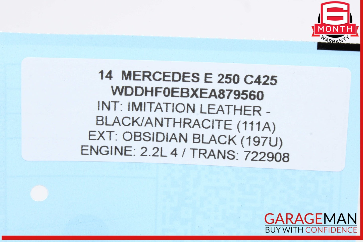 2014-2016 Mercedes-Benz E250 W212 Engine Emission Computer Module 6429006401 OEM