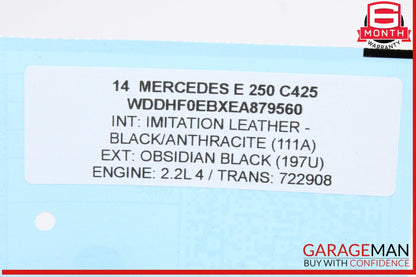 2014-2016 Mercedes-Benz E250 W212 Engine Emission Computer Module 6429006401 OEM
