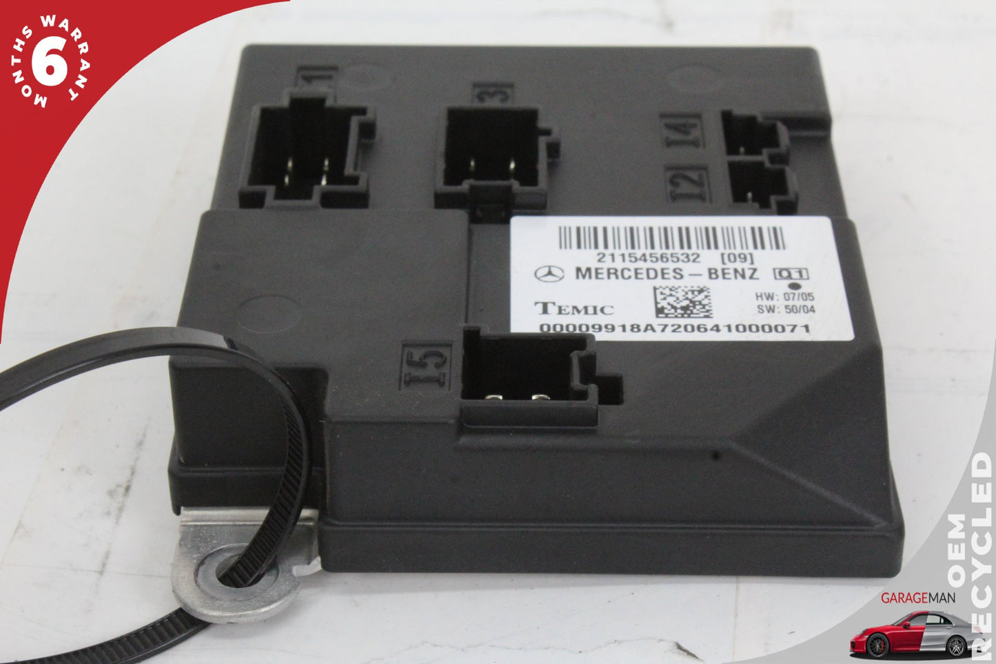03-11 Mercedes-Benz CLS500 W219 Sedan Body Control Module BCM 2115456532 Genuine