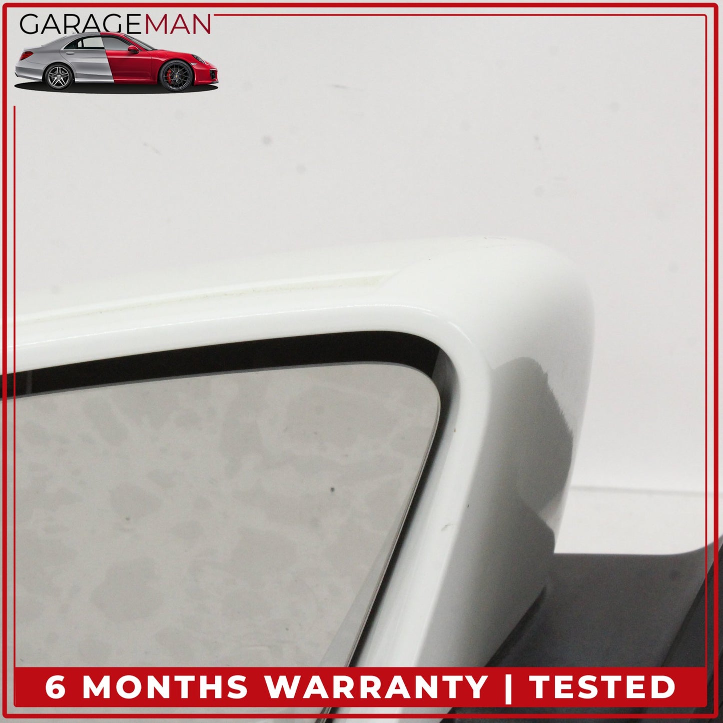 2010-2011 Mercedes W204 C300 Front Left Door Rear View Mirror Calcite White OEM