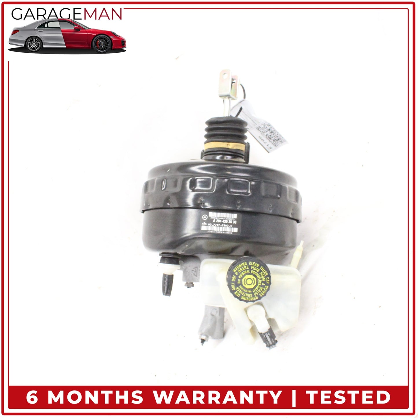2008-2015 Mercedes W204 C250 Power Brake Booster Master Cylinder 2044303530 OEM