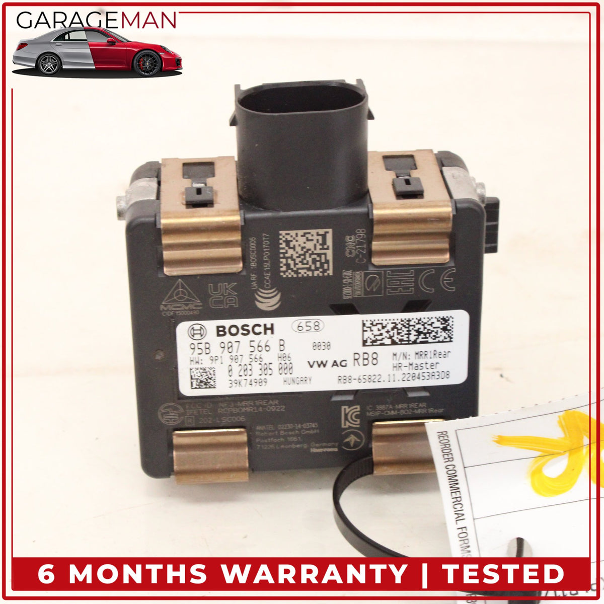2022-2026 Porsche Macan 95B Rear Right Lane Assist Blind Spot Radar Sensor OEM