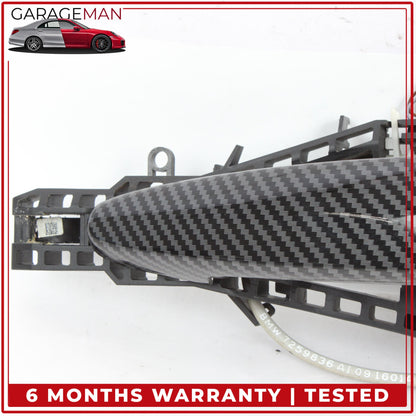 2012-2018 BMW 328i F30 Rear Right Exterior Door Handle Carbon Fiber 7332268 OEM