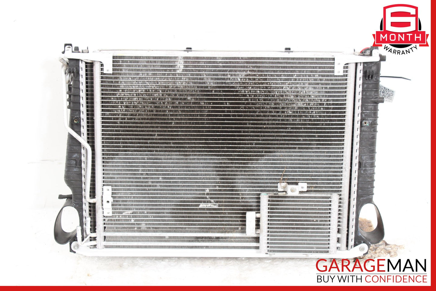 2003-2006 Mercedes R230 SL500 Engine Cooling Radiator AC A/C Condenser Assy OEM