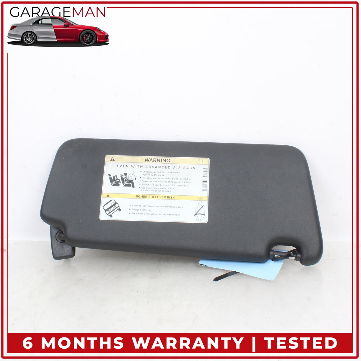 2014-2020 Mercedes X156 GLA250 Front Left and Right Side Sun Visor Set Black OEM