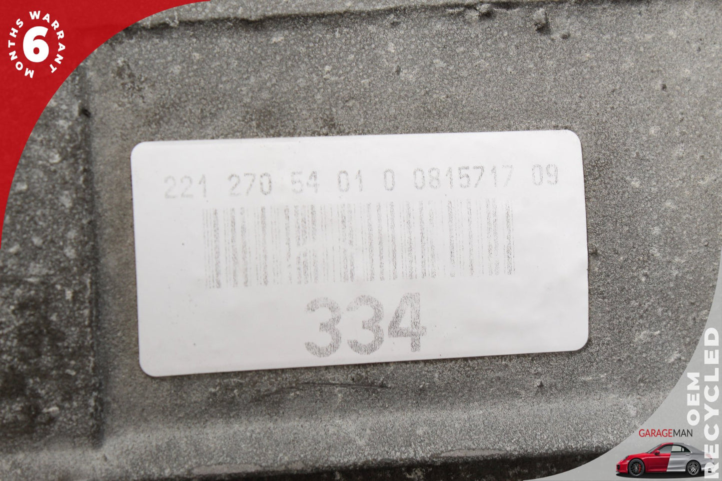 2007-2011 Mercedes W221 S550 RWD 5.5L Automatic Transmission 722.904 OEM 120K