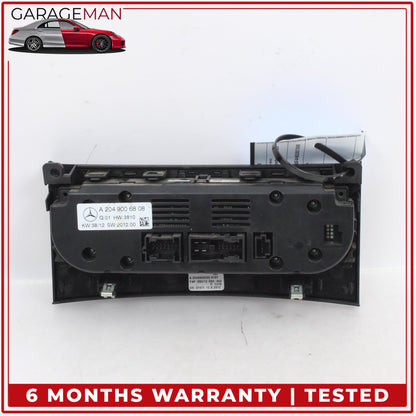 2012-2015 Mercedes W204 C250 AC Temperature Climate Control Panel 2049006808 OEM