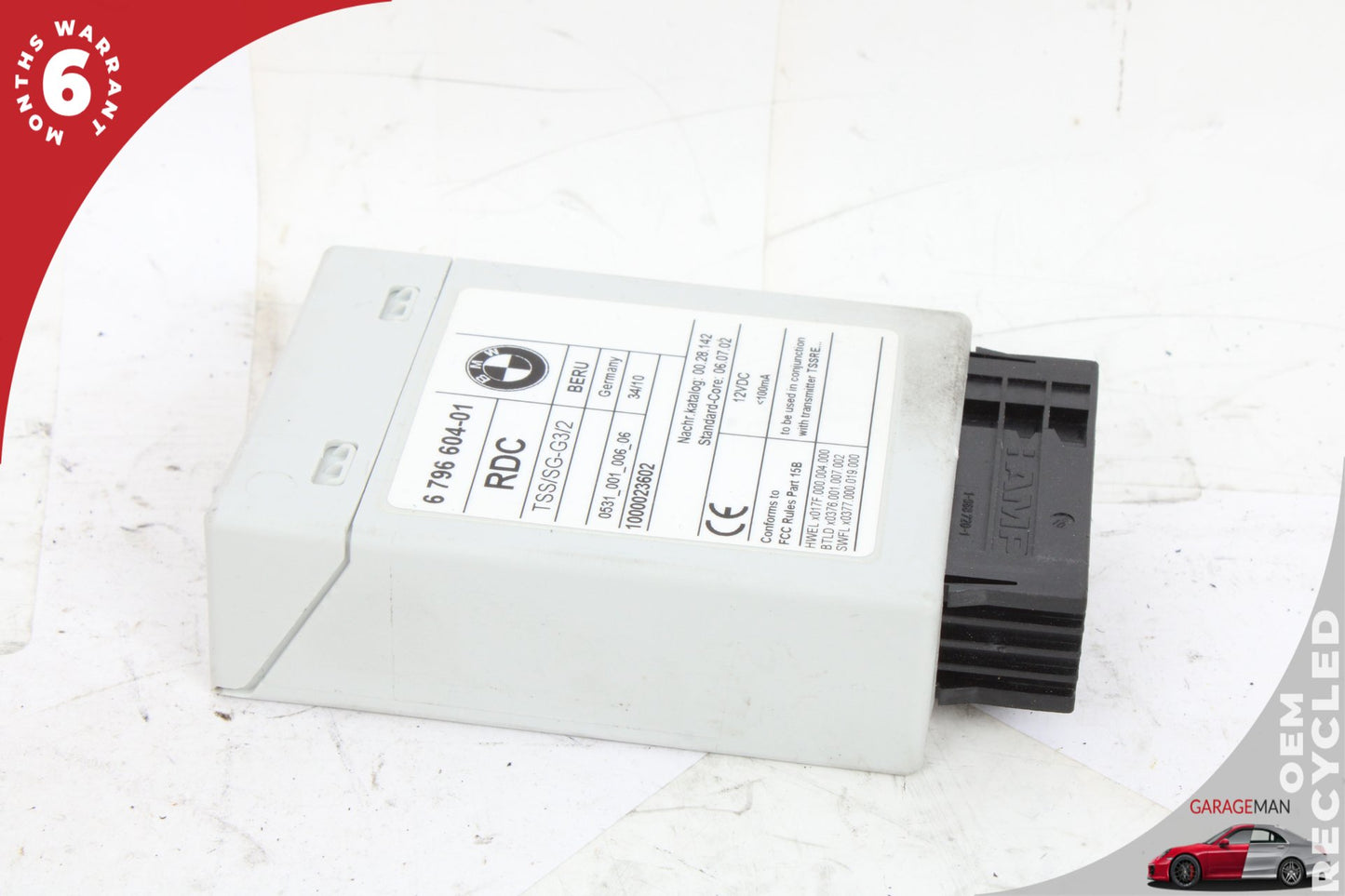 2011-2016 BMW 528i F10 TPMS Tire Pressure Control Module Unit 6796604 OEM