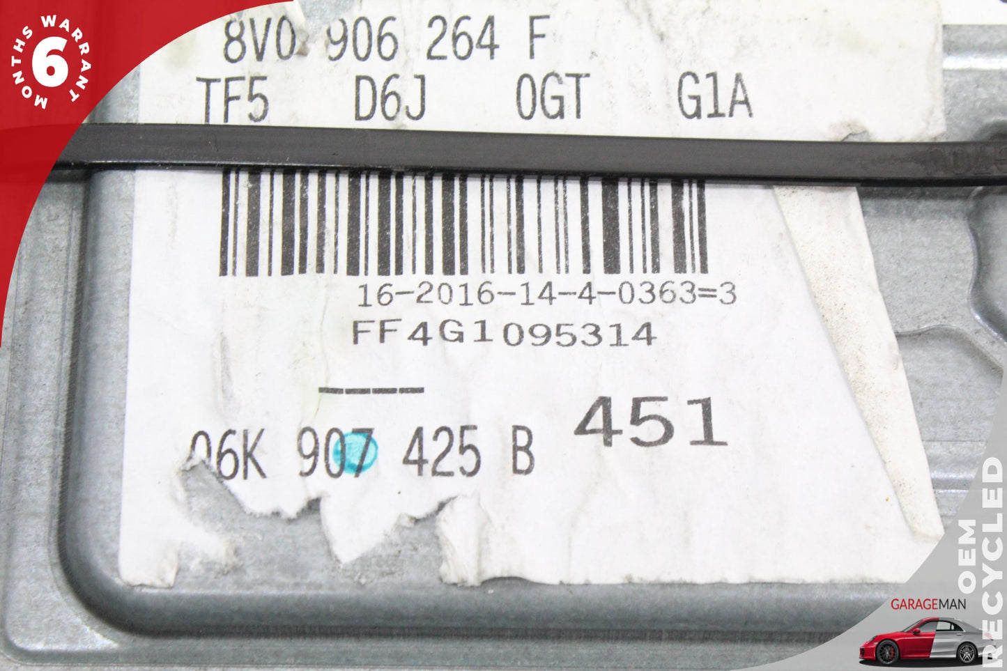 2015-2017 Audi A3 8V  Engine Computer ECU ECM Control Module Unit 06K907425B OEM