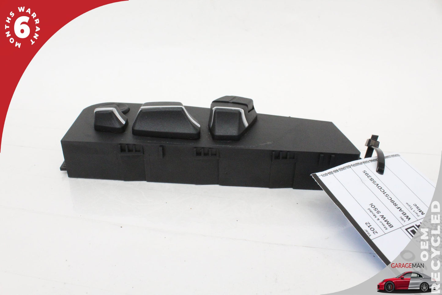 2011-2016 BMW F10 550i 528i Front Left Side Seat Adjuster Switch 28188446 OEM