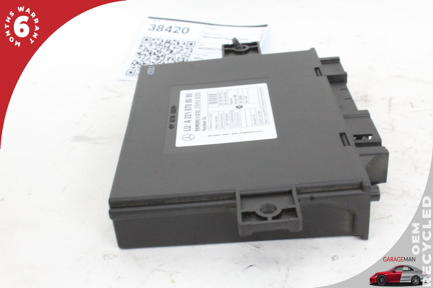 2007-2010 Mercedes W221 S550 CL550 Keyless Go Control Module 2218708086 OEM