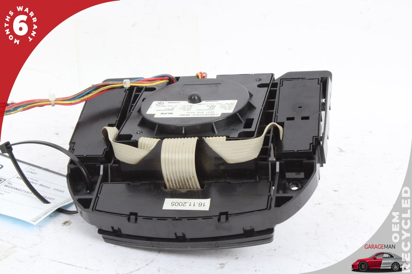 07-09 Mercedes-Benz S550 W221 Center Console Multi Function Switch 2218706351
