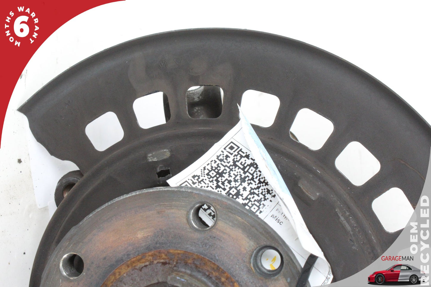 2007-2015 Audi Q7 Rear Left Side Spindle Knuckle Wheel Hub 7L8505435 OEM