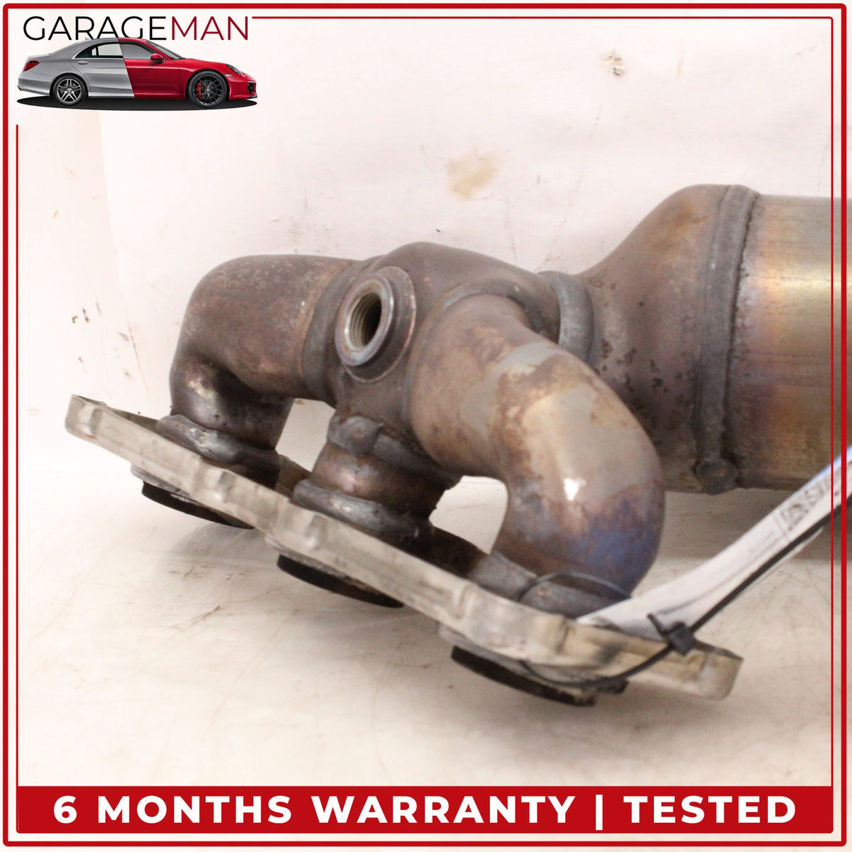 2007-2010 BMW X5 E70 Exhaust Manifold Downpipe Cylinder 4-6 7596879 OEM