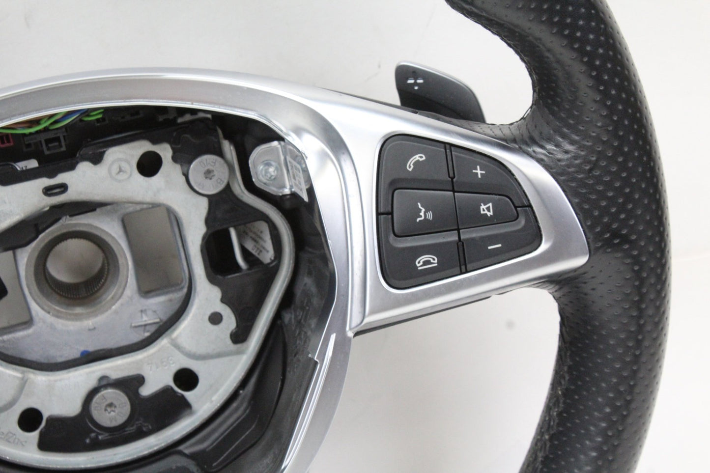 2015 Mercedes-Benz C300 CDI C-Class W205 Sedan Sport Flat Bottom Steering Wheel w/ Paddle Shifters 0004603803