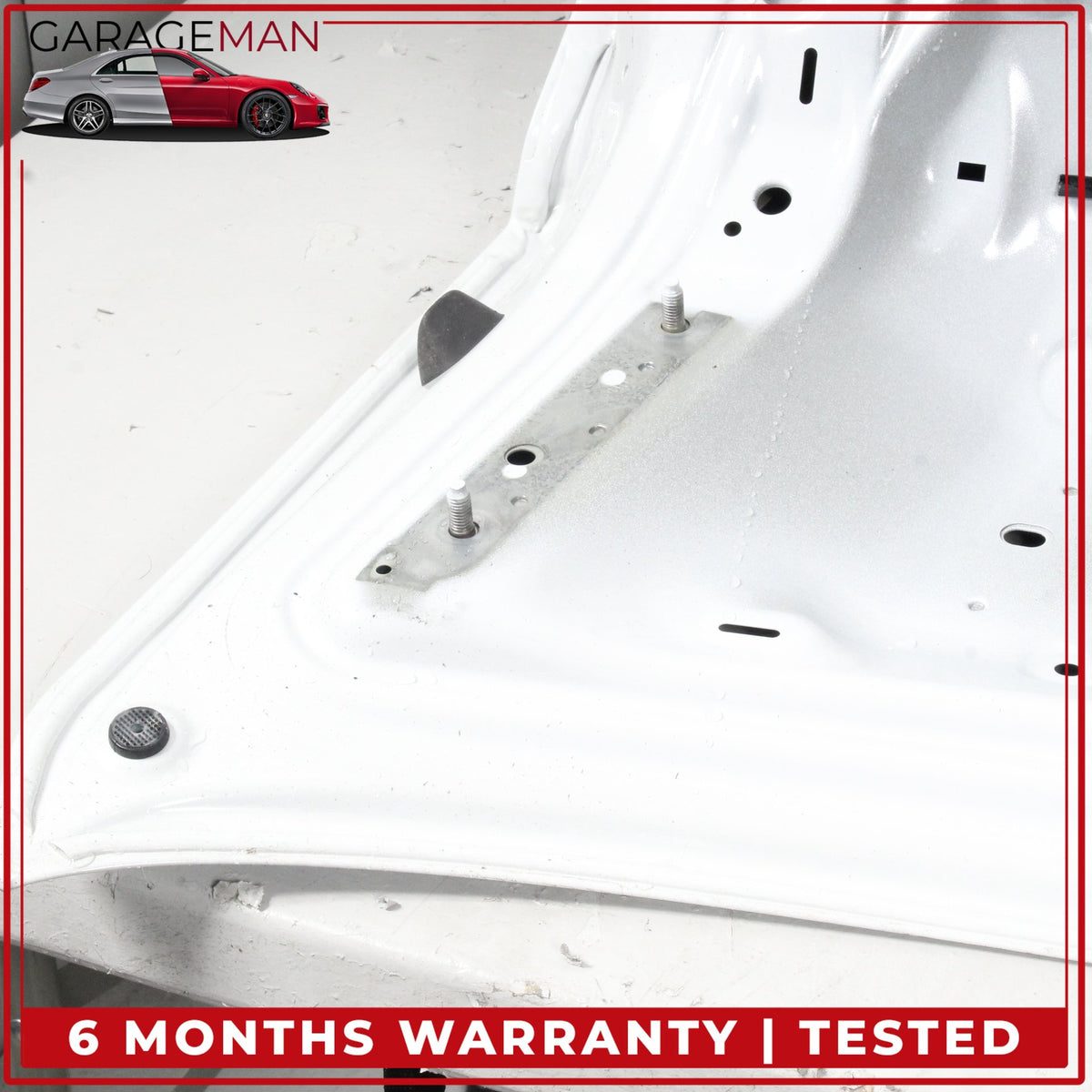 2020-2024 Audi A4 B9 Rear Trunk Deck Lid Shell White 8W5827025K OEM