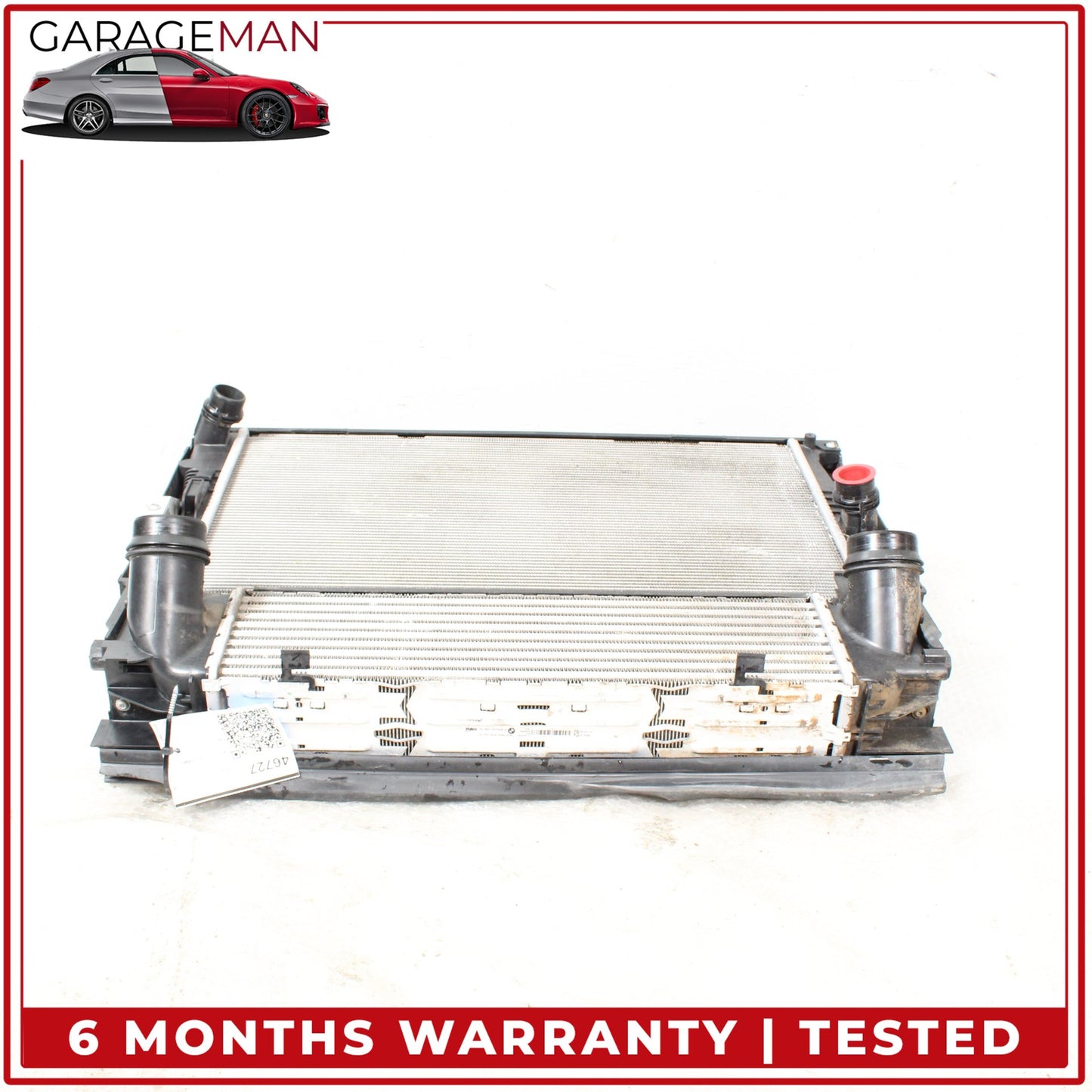 2014-2018 BMW 328d Engine Cooling Radiator AC Condenser Intercooler 7600532