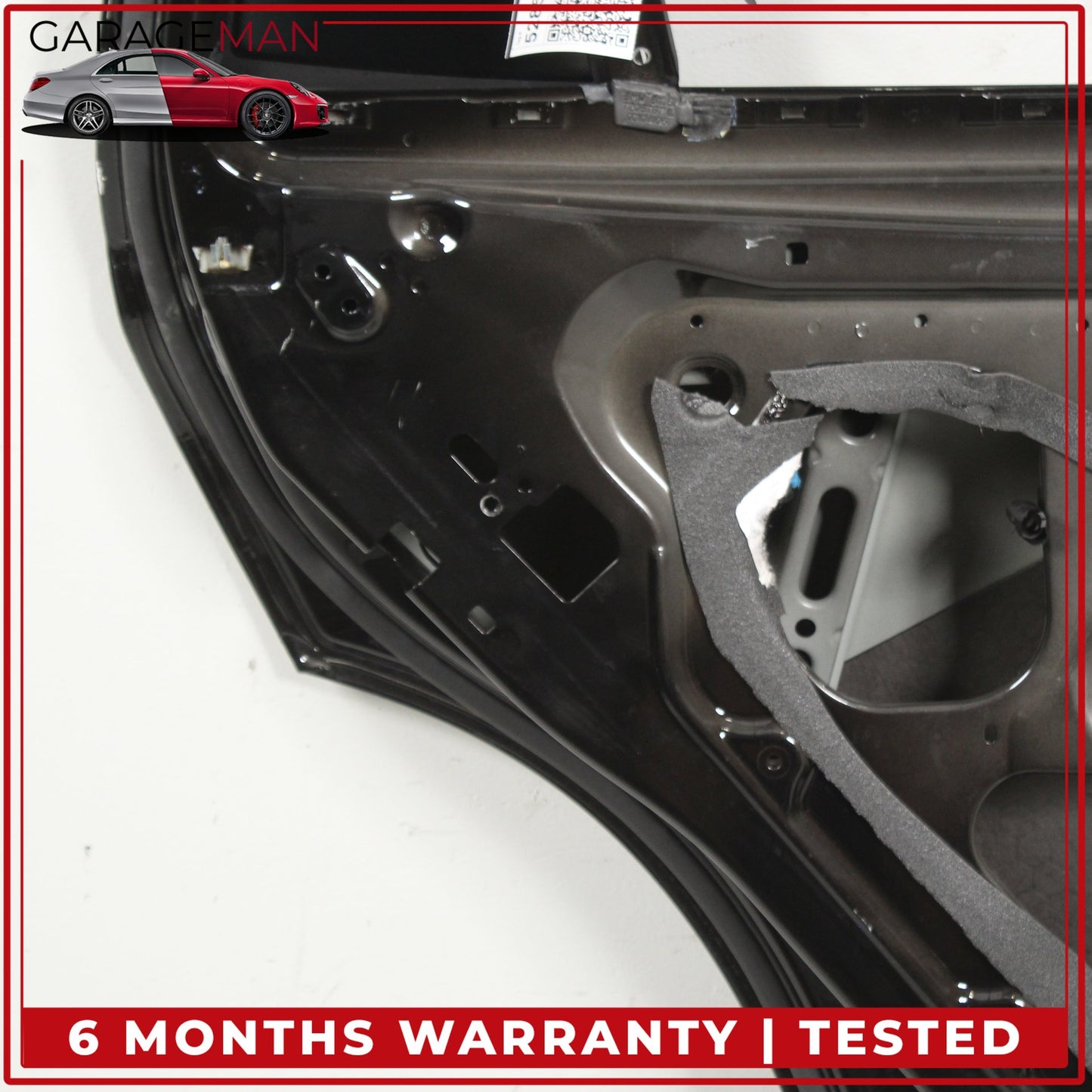 2011-2017 BMW X3 F25 SUV Rear Left Side Door Shell w/ Door Handle Black OEM