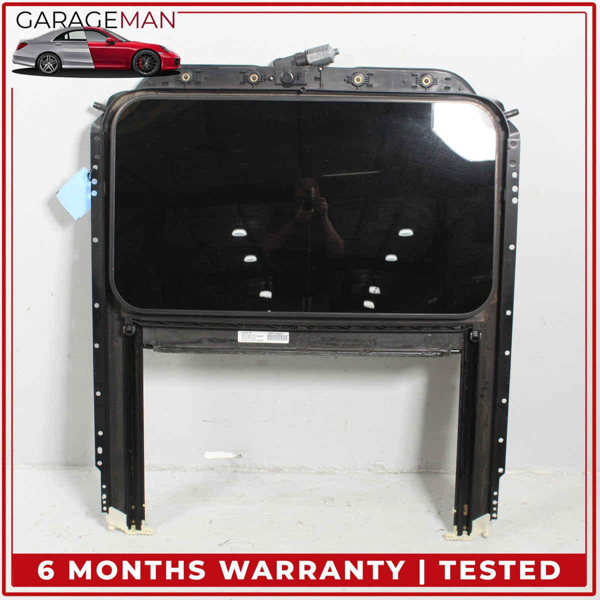 2010-2016 Porsche Panamera 970 Sunroof Track Frame w/ Glass & Motor Assembly OEM