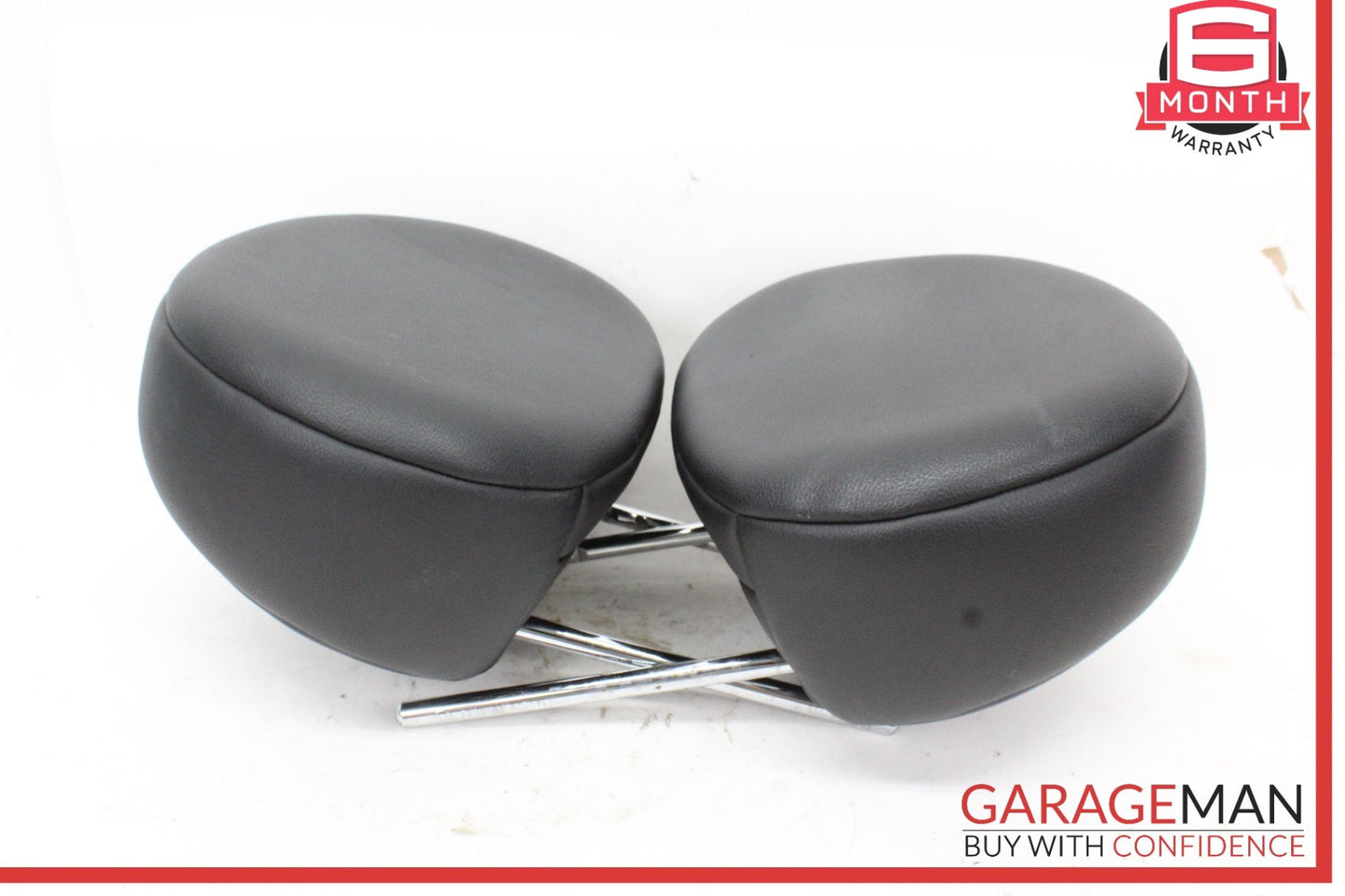 2007-2013 Mini Cooper Front Left and Front Right Side Seat Head Rest Black OEM
