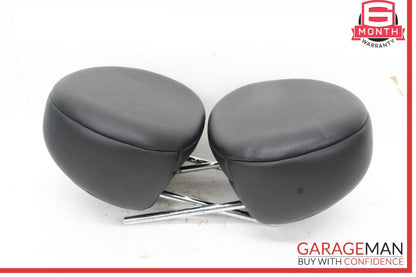 2007-2013 Mini Cooper Front Left and Front Right Side Seat Head Rest Black OEM