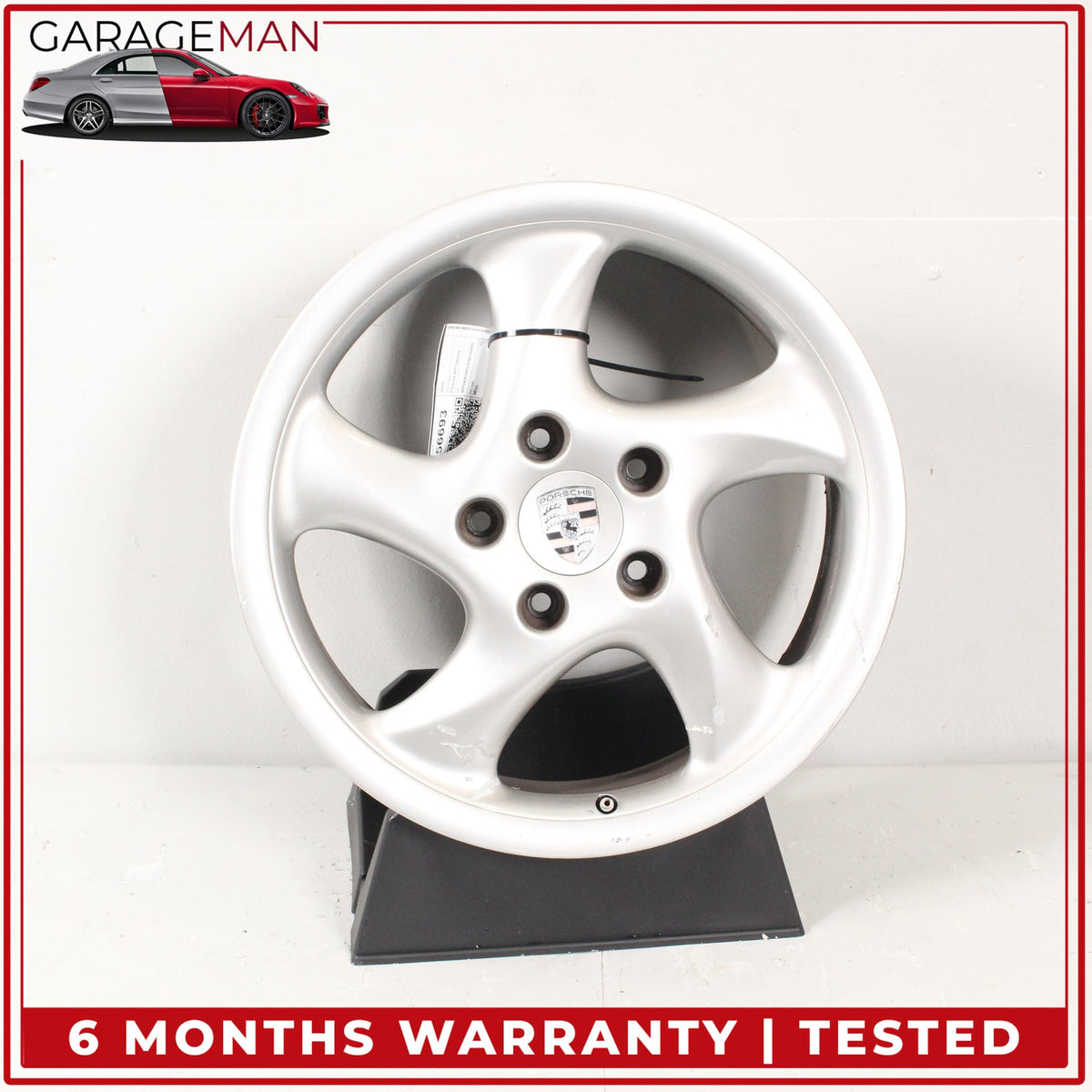 1997-2005 Porsche 911 Carrera Front Side Wheel Rim 7.5JX18 ET50 99336213406 OEM