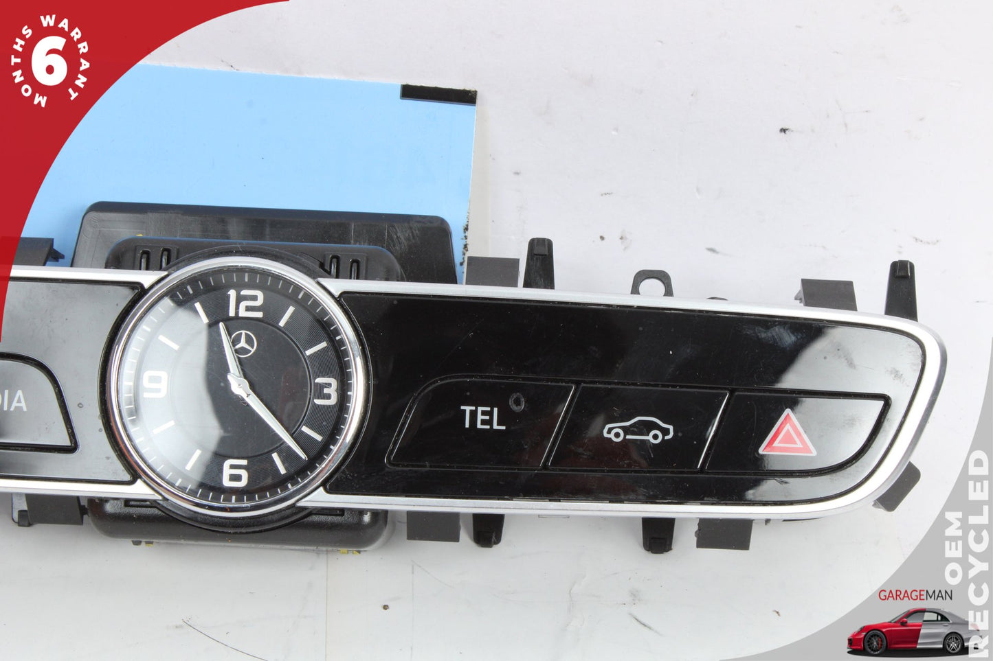 17-19 Mercedes-Benz E400 W213 Wagon Center Dash Hazard Control Switch w Clock 2138272000