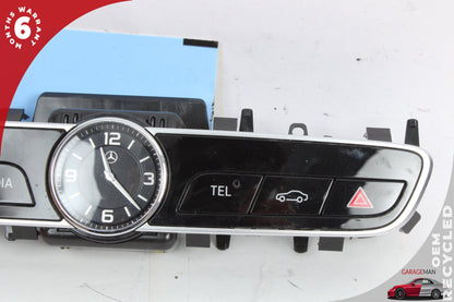 17-19 Mercedes-Benz E400 W213 Wagon Center Dash Hazard Control Switch w Clock 2138272000