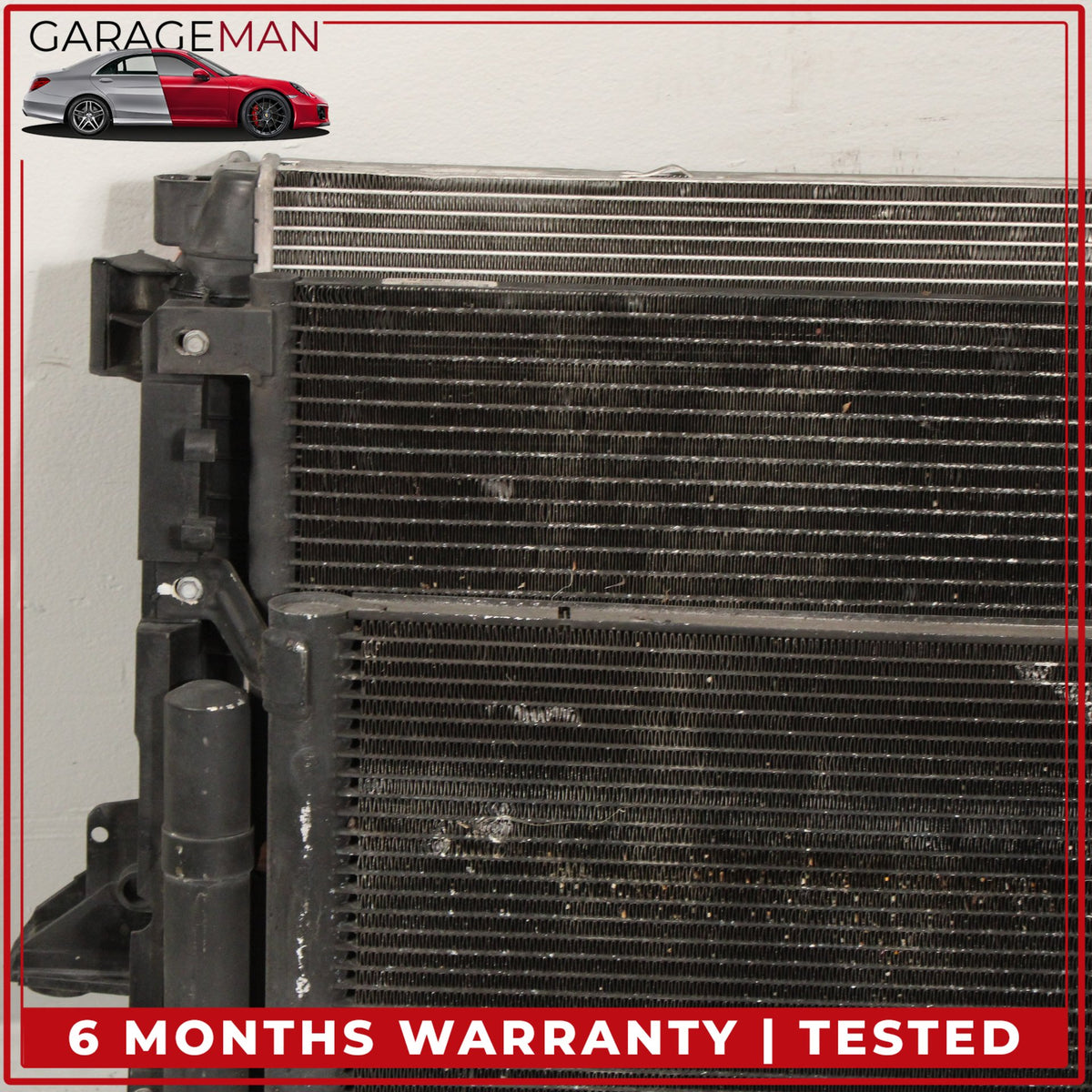 2010-2016 Land Rover LR4 L319 Engine Cooling Radiator AC A/C Condenser Assembly