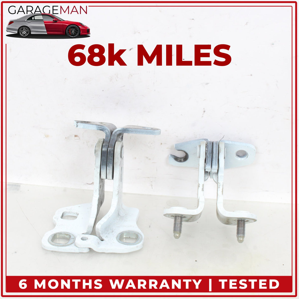 2017-2023 Tesla Model 3 Rear Left Side Door Upper and Lower Hinge Set OEM